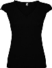 Camiseta Mujer Cuello Pico Martinica Roly - Color Negro 02